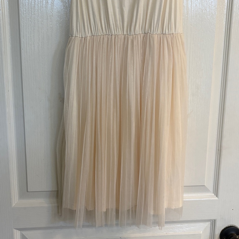 Heather Ivory Rhinestone Tulle Balletcore Dress XS - Picture 9 of 10